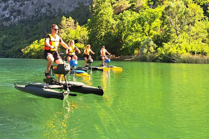 1 st Waterbike Safari in the World - Swim Stops and Zip-Wire Views Overhead