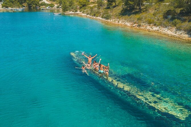 Adriatica Tour ( Blue Lagoon and Solta) from Trogir or Split - Stop 1: Blue Lagoon and Krknjasi Bay for snorkeling and pure chill