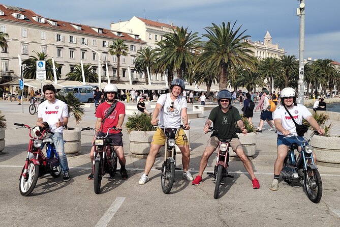 Back to the 80s Unique Vintage Tomos Moped Tour Split - Diocletian Palace substructures: why Split became UNESCO