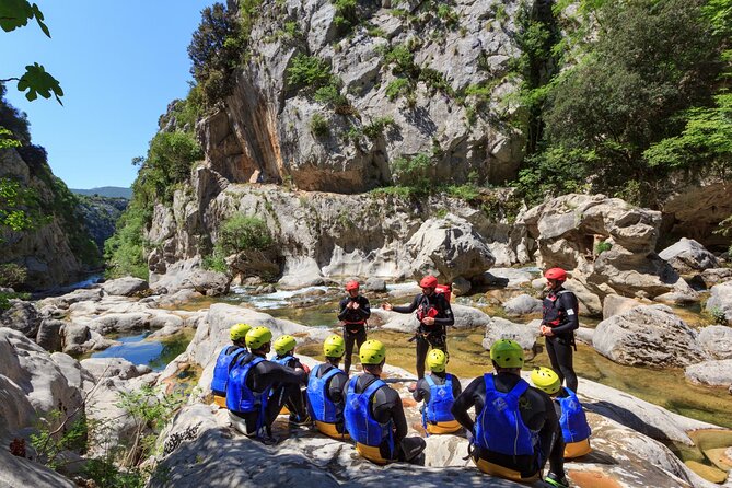 Basic Canyoning on Cetina River from Split or Zadvarje - The Cetina River Start: What the First Canyon Section Feels Like