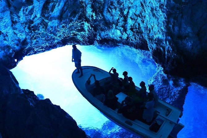 Blue Cave full day boat tour - Pakleni Islands panoramic ride plus Milna lunch near Hvar