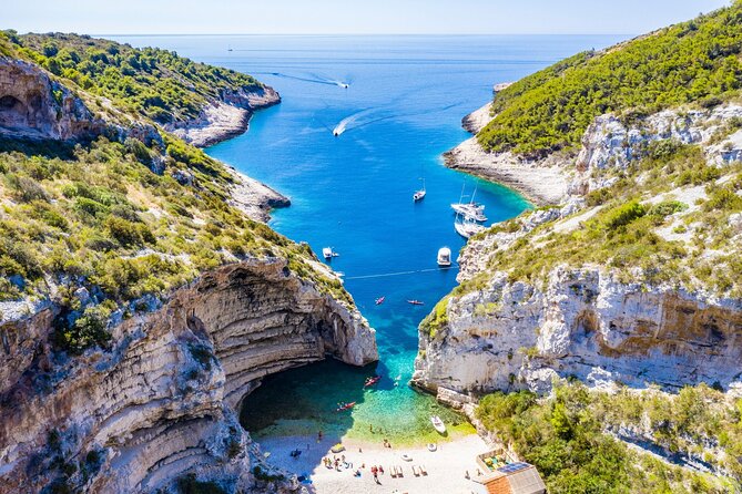 Blue Cave & Island Escape: A Unique 6-Island Adventure from Split - Komiza and Stiniva Cove: Fisherman Streets and a Boat-Only Beach