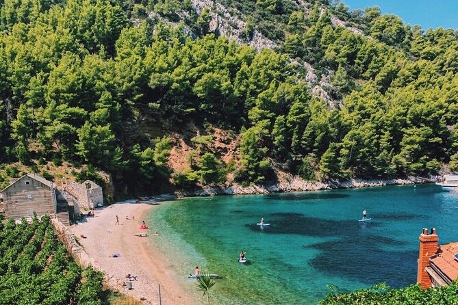Brac, Hvar, & Solta Day Trip: Snorkeling, Wine & Lunch from Split - Solta’s secret spot: snorkeling, SUP, and quiet swimming time