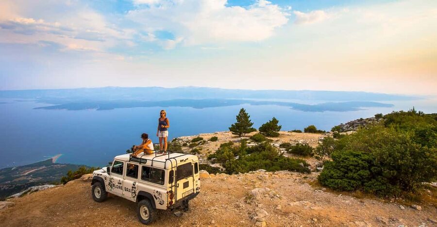 Brač: Island Exploration Tour by Four-Wheel Drive Jeep - Vidova Gora: Brač’s highest point and island-wide views