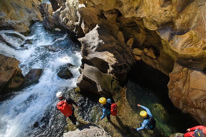 Canyoning on Cetina River Adventure from Split or Zadvarje - The real physical side: climbing, slippery rock, and footwear