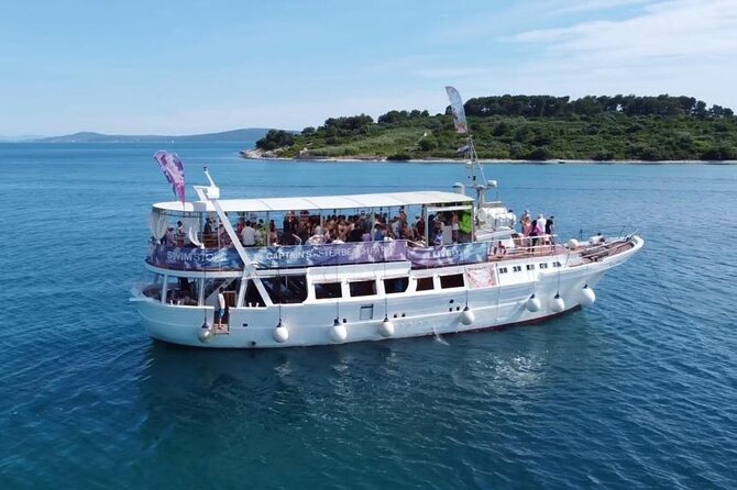 Captain’s Boat Party Split–Blue Lagoon Swim Stop + Free Shots &DJ - The Blue Lagoon swim stop: jumping, snorkeling, and cooling down
