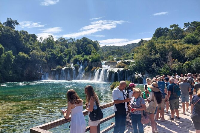 Discover Krka Waterfalls, Explore Trogir and Enjoy a Swim - Price and value: $48 base fare plus seasonal Krka tickets