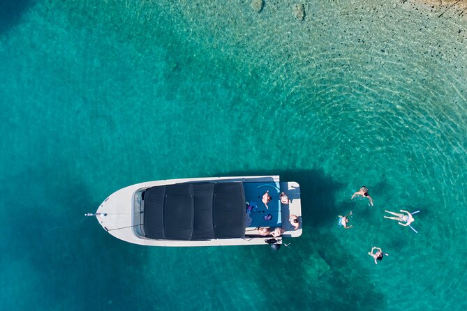 Exclusive Blue Lagoon Luxury Boat Tour from Split - Stop 1, Blue Lagoon and Krknjasi Bay: the swim-and-snorkel payoff
