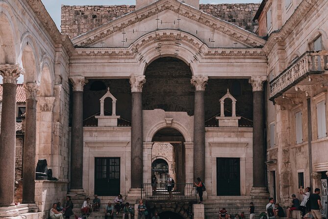Explore the Roman Splendor of Split on a Self Guided Walking Tour - Diocletian’s Palace core: peristyle, vestibule, and the sphinx detail