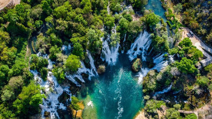 From Split and Trogir: Mostar Tour with Kravica Waterfalls - Coffee, burek, and baklava in Mostar, plus how to spend your free time well