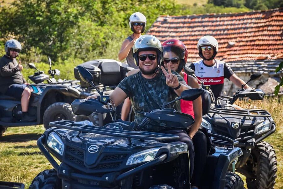 From Split: ATV Dinara Mountain Tour with Picnic - Riding onward to Hrvace and getting photos emailed