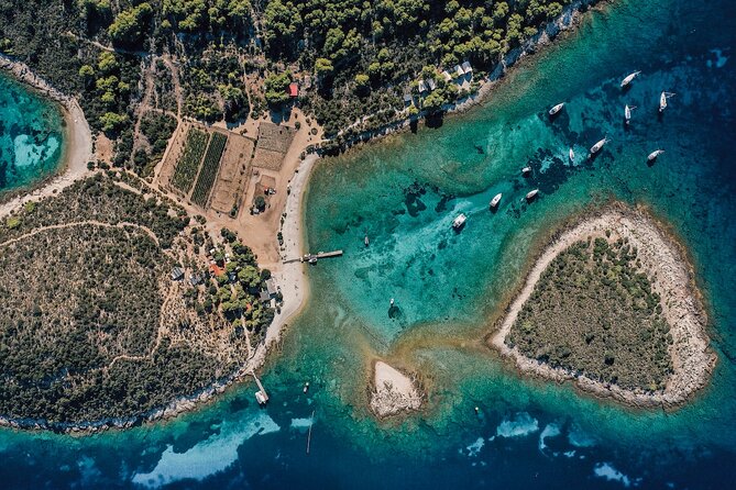 From Split: Blue cave & 5 Islands tour - Stiniva Cove: the quick dip stop that feels like a postcard