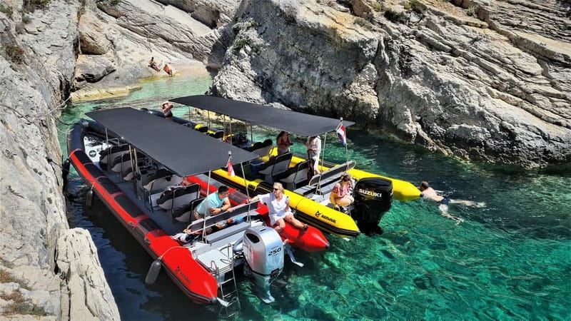 From Split: Blue Cave, Hvar, Mamma Mia, 5 Islands boat Tour - Budikovac Blue Lagoon: Where the Tour Hands You Time to Swim and Snorkel