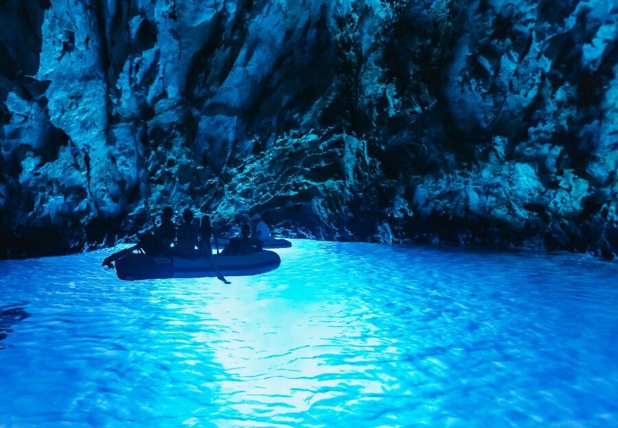 From Split: Blue Cave, Mamma Mia, Vis & Hvar 5-Island Tour - Blue Cave on Bisevo: what you’re really paying for