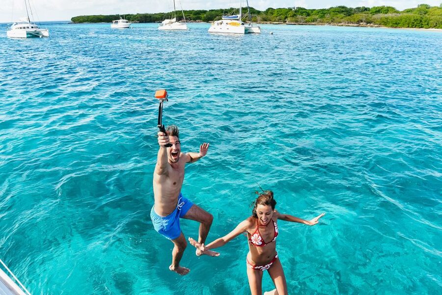 From Split: Blue Cave, Mamma Mia, Vis & Hvar 5-Island Tour - Meeting in Split, then getting moving fast