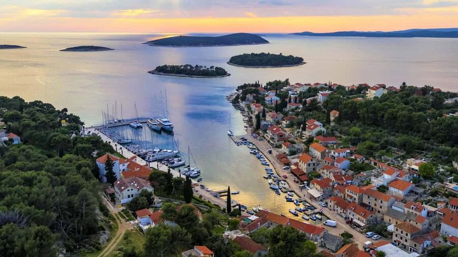 From Split: Blue Lagoon and 3 Island Boat Tour - Meeting at Split Blue Cave or Rent a Boat Split, then straight to Krknjaši Bay