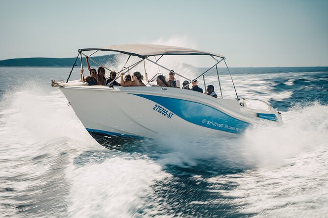 From Split: Blue Lagoon and 3 Islands Speedboat Tour - Beach Bar Borkko on Čiovo, a First Swim With Pine Shade