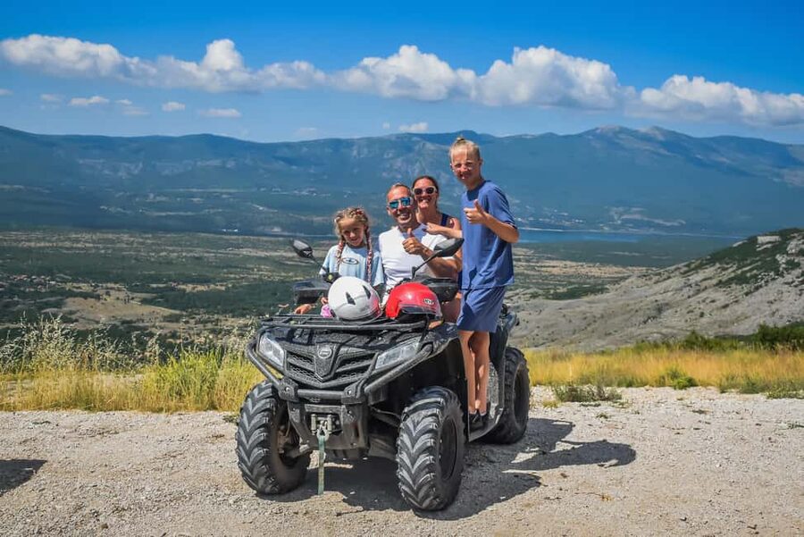 From Split: Cetina Family Quad Tour with Picnic - Your quads: CF Moto 450L with automatic/CVT ease