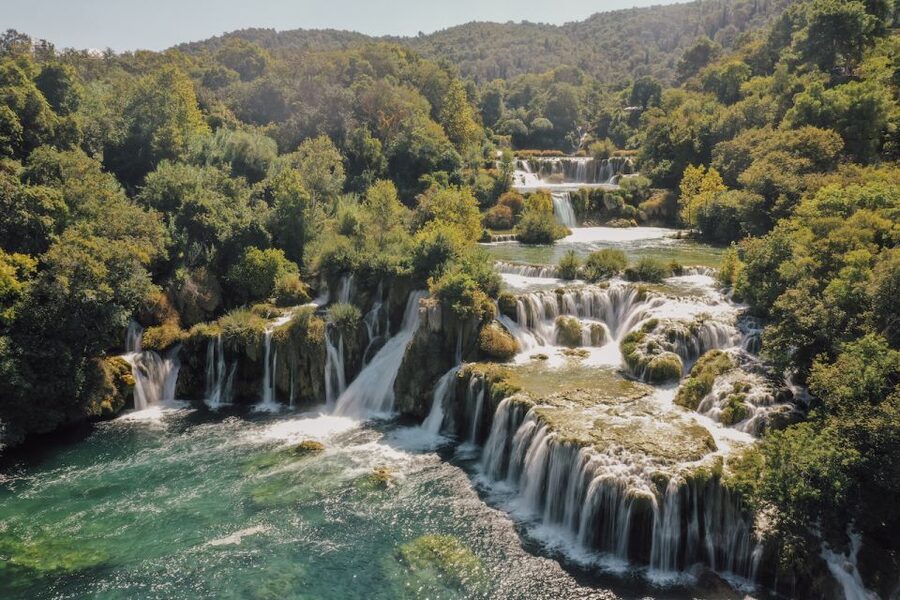 From Split: Krka Waterfalls Tour with Boat Cruise & Swimming - Skradin town core and the little fortress viewpoints