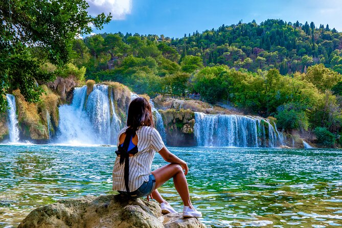 From Split: Krka Waterfalls Tour - Entering Krka National Park: the boat ride and the first waterfall hit