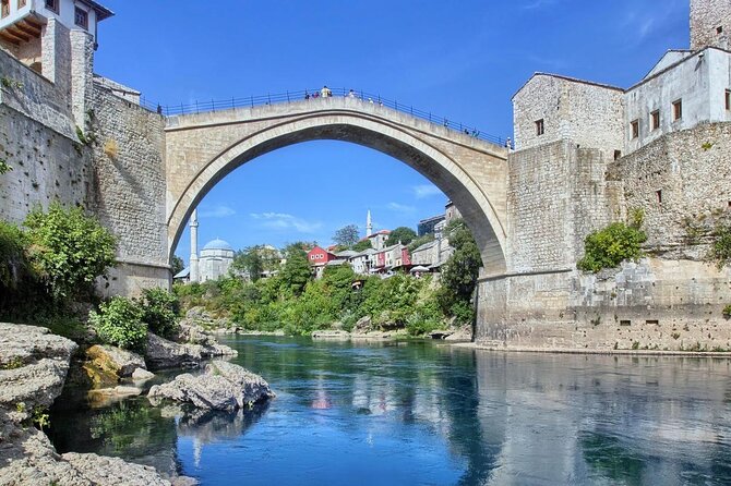 From Split or Trogir: Tour to Mostar and Kravice Waterfalls - Mostar on foot: UNESCO bridge, the Neretva River, and the old bazaar feel