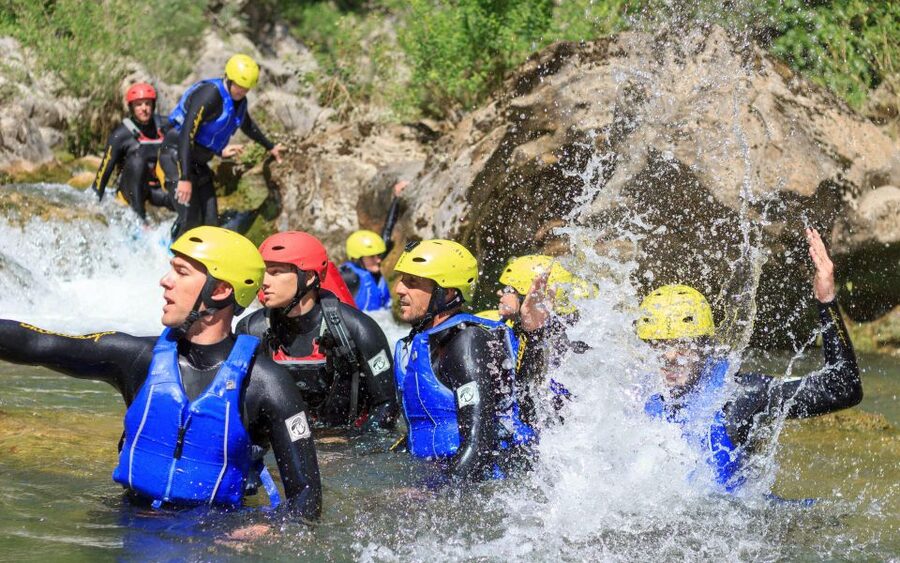 From Split or Zadvarje: Cetina River Canyoning - Safety gear and first instructions: why it feels controlled, not chaotic