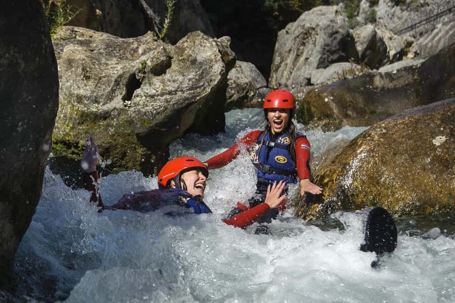 From Split or Zadvarje: Extreme Canyoning on Cetina River - Gear up: wetsuit, harness, helmet, and what to bring