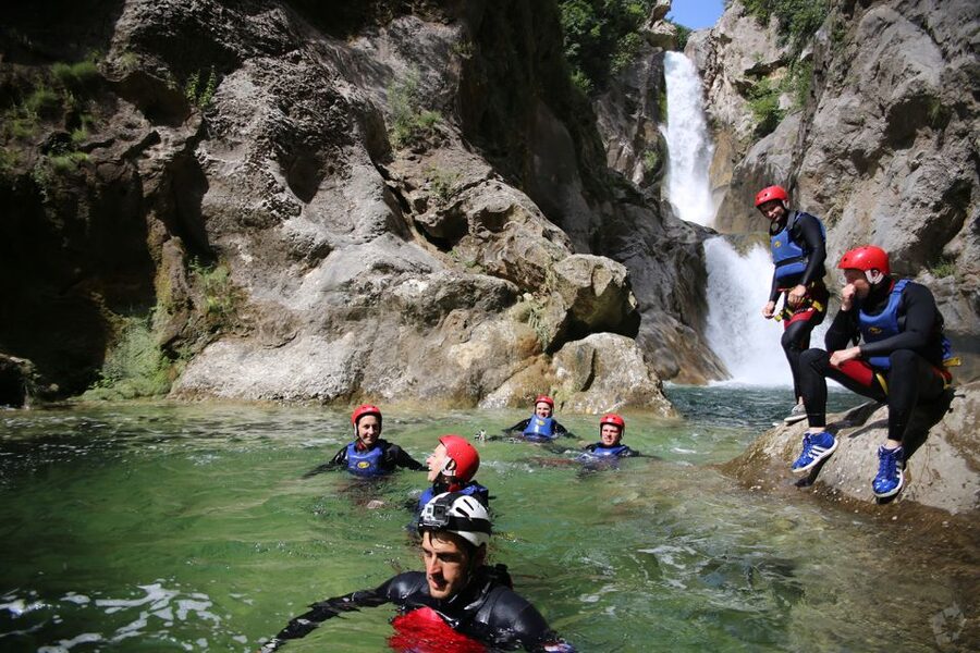 From Split or Zadvarje: Extreme Canyoning on Cetina River - The hike down: first views, first pools, first technique