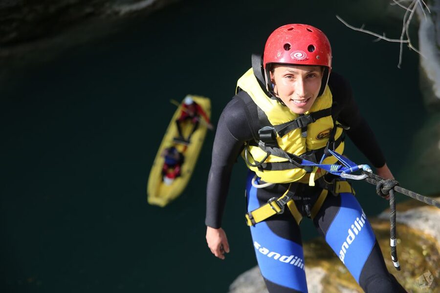 From Split or Zadvarje: Extreme Canyoning on Cetina River - Sliding rapids and tunnel passages toward Velika Gubavica
