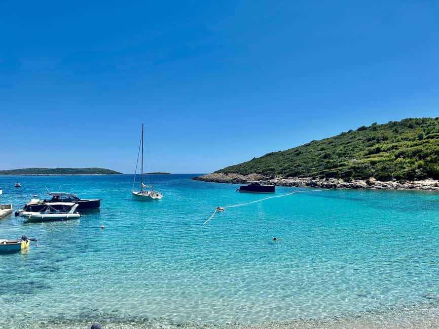 From Split: PRIVATE Deluxe Blue Cave Tour with Grilled Lunch - Šolta or Brač final swim, then back to Split