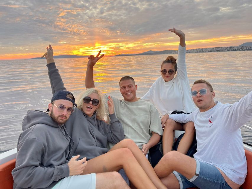 From Split: Private Sunset Boat Tour - The 1.5-hour game plan: how the cruise stays flexible