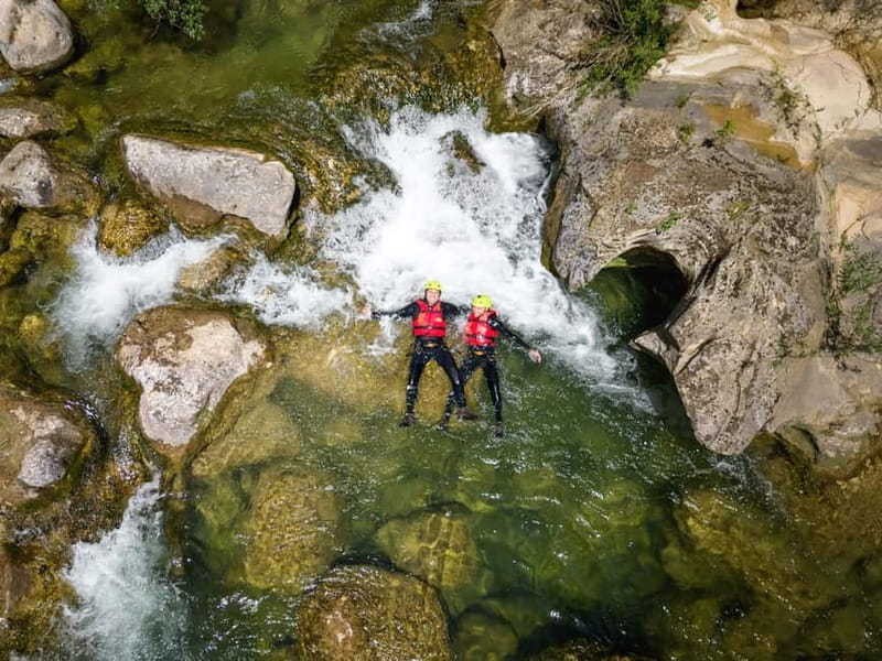 From Split/Šestanovac: Canyoning on Cetina River - Guided canyoning on the Cetina: slides, swims, jumps, and pacing