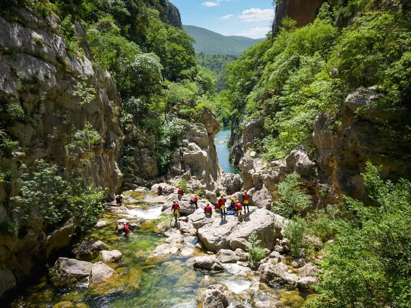 From Split/Šestanovac: Canyoning on Cetina River - The natural 100m tunnel: a route moment you’ll remember