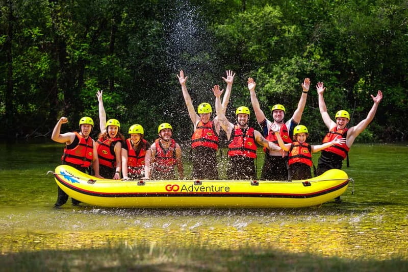 From Split/Šestanovac: Whitewater Rafting on Cetina River - From Split to Blato na Cetini, you start with a real change of pace