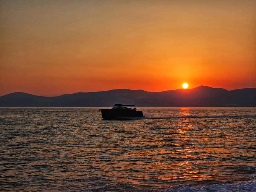 From Split: Sunset Powerboat Cruise with Drinks - Šolta Island passing and the short swim stop you’ll remember