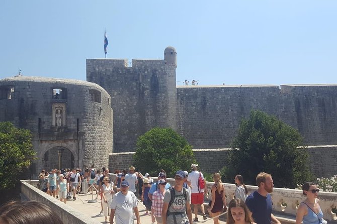 From Split/Trogir:Private Dubrovnik guided tour with stop in Ston - Town Hall and Sponza Palace: the stonework you came for