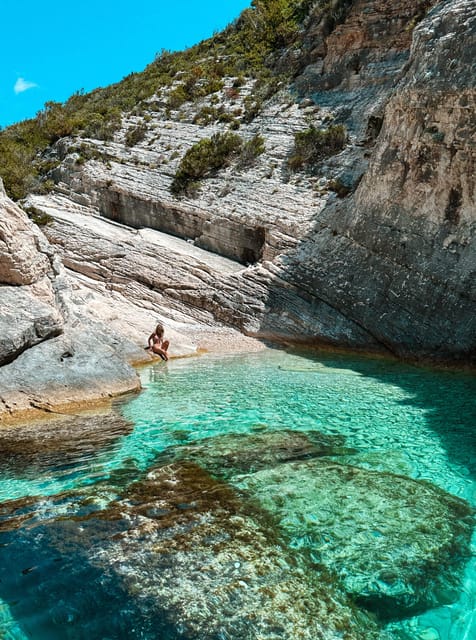 From Vis : Island-Hopping Cruise with beach and Cave Stops - Snorkeling gear included, so pack like it is a water day