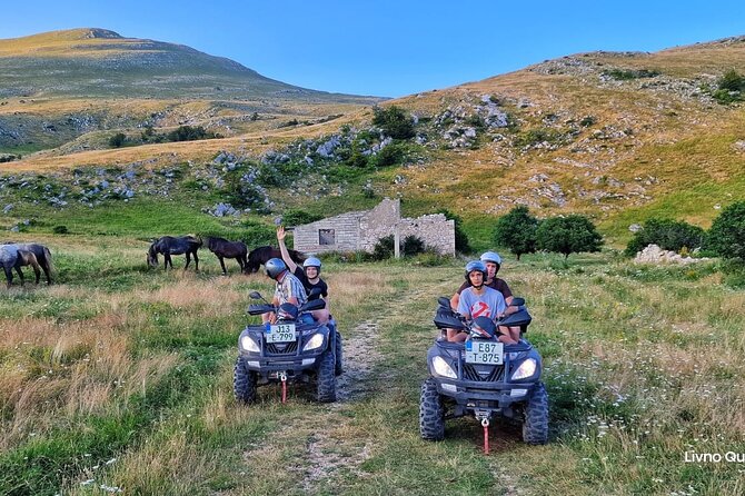 Full-Day Quad and Wild Horses Safari in Livno from Split - Glamočko Polje breakfast: burek and yogurt before the quad