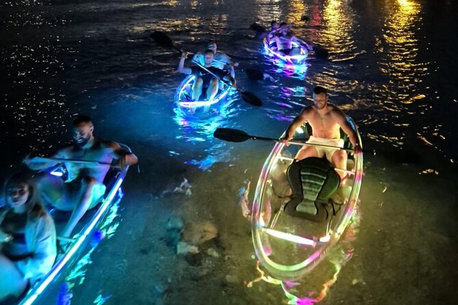 Glowing Night Kayak Tour with LED lights and Moonlight - Key highlights at a glance