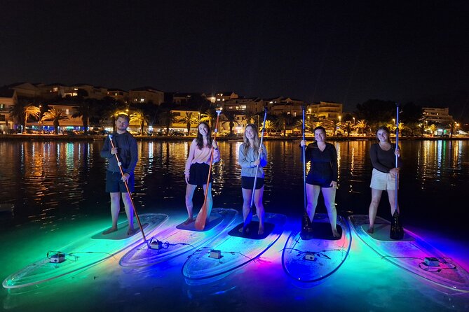 Guided Transparent SUP Glow Tour in Split - The river under stars: where the glow really hits