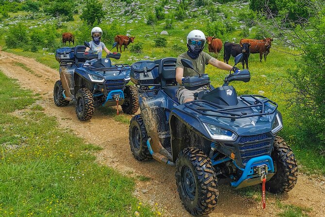 Half Day ATV Tour From Split with Picnic & River swimming - From 600ccm practice ground to mountain trails