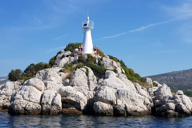 Island hopping (6 Islands) private tour from Trogir or Split - Blue Lagoon and Krknjasi Bay: snorkel and swim without hassle