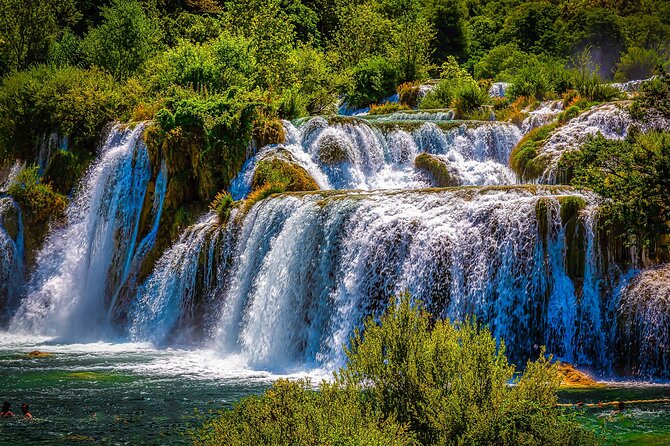 Krka waterfalls tour from Split - blue & green oasis - Skradinski Buk: The Longest Fall Focused Moment