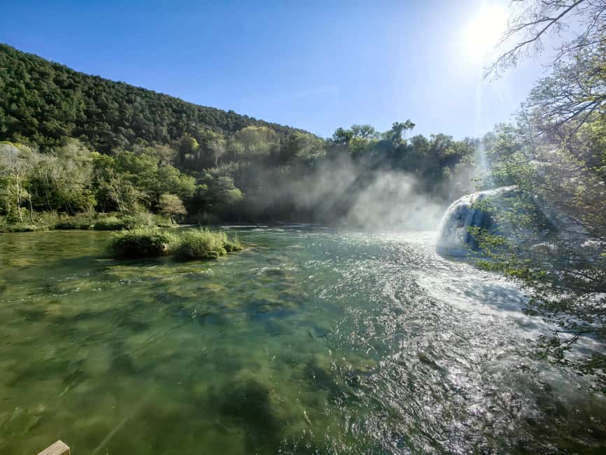 Krka waterfalls tour with lunch from Split - Price and value: what $53 really covers