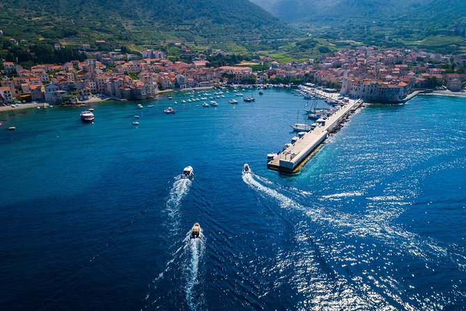 Luxury Boat - Blue Cave From Split Island-Hopping Full-Day Cruise, Hvar, Vis - Hvar Town at Tvrdava Fortica: history views without overpromising time