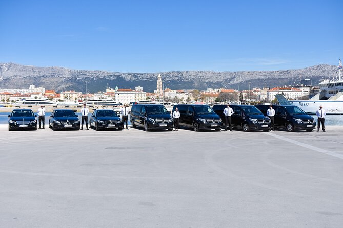 Luxury private transfer: Split Town to Split airport - How Pickup Works in Split, Especially in the Old Town