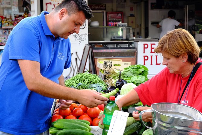 MEDITERRANEAN MASTER Class by Master Chef - The market walk: fish, greens, and shopping based on you