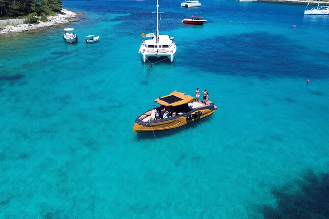 Mesmerable Blue Lagoon & Island Hopping - Private Adriatic Escape - Beach Bar Borkko and the quiet pine-and-islets bay