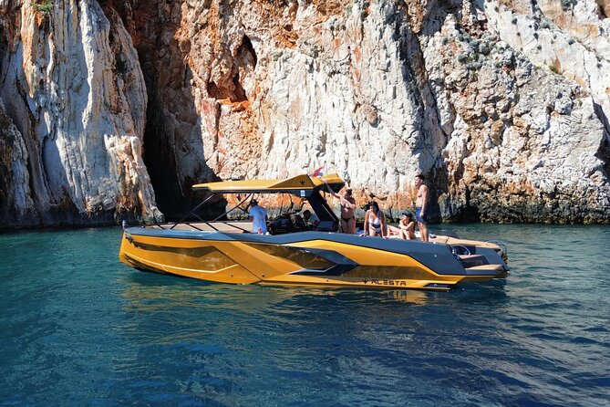 Mesmerable Blue Lagoon & Island Hopping - Private Adriatic Escape - Trogir UNESCO stop with Kamerlengo views