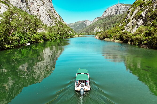 Omiš Glass-Bottom Boat Tour on Cetina River Canyon - Entering Omiš: Checking in at Dalmatia Travel